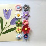 10-Piece Colorful Kawaii Flower Fridge Magnets