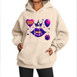 Womens Casual Hoodie with Long Sleeves and Slight Stretch