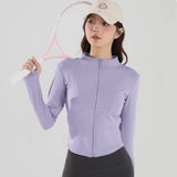 Women's Long-Sleeved Yoga Jacket for Autumn & Winter