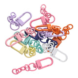 10pcs Keyring Lobster Clasp Spring Buckle with Chains