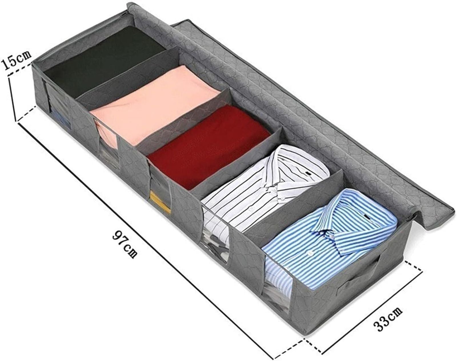 Foldable Cotton Storage Bag for Socks and Clothes