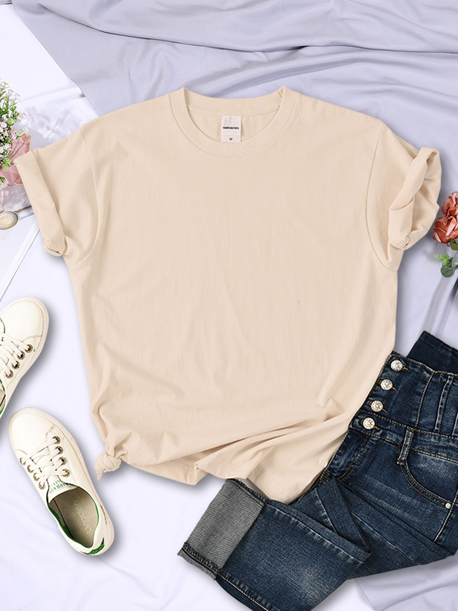 Summer Women’s Solid Color T-Shirts