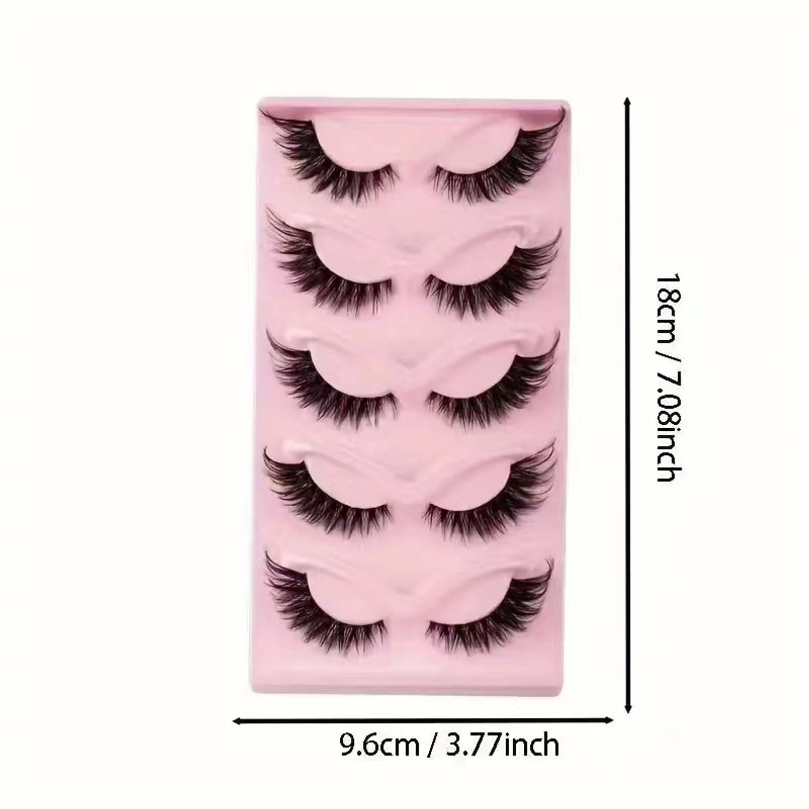 5 Pairs Cat Eye Faux Eyelashes