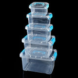 Transparent Plastic Storage Organizer Box with Lid