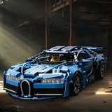 1634-Piece Blue Supercar Building Block Set