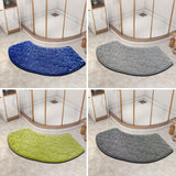 3D Non-Slip Velvet Cobblestone Bath Mat