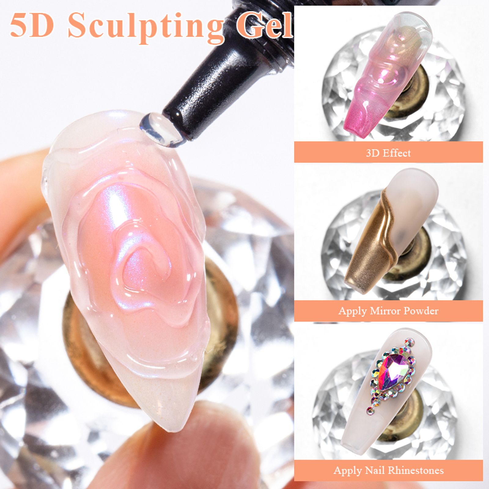 5D Sculpting Gel Polish for Nail Art - 12ml