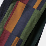 Autumn Men's Colorful Striped Long Sleeve Button-down Shirt