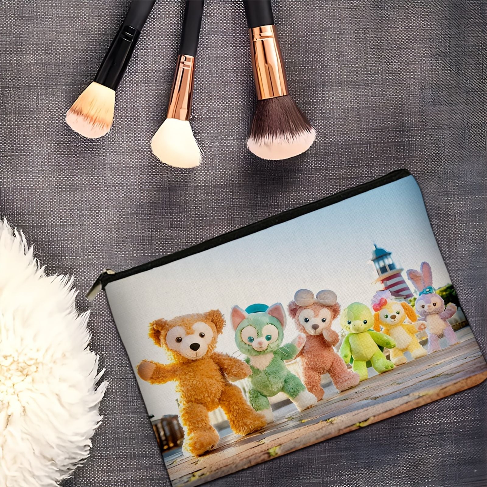 Disney Duffy Stellalou Cosmetic Bag - Cute & Versatile Zipper Organizer