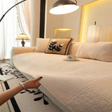 Warm Plush Sofa Cushion One-Piece Dust Cover