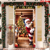 Christmas Santa Claus Photography Backdrop for Family Portraits