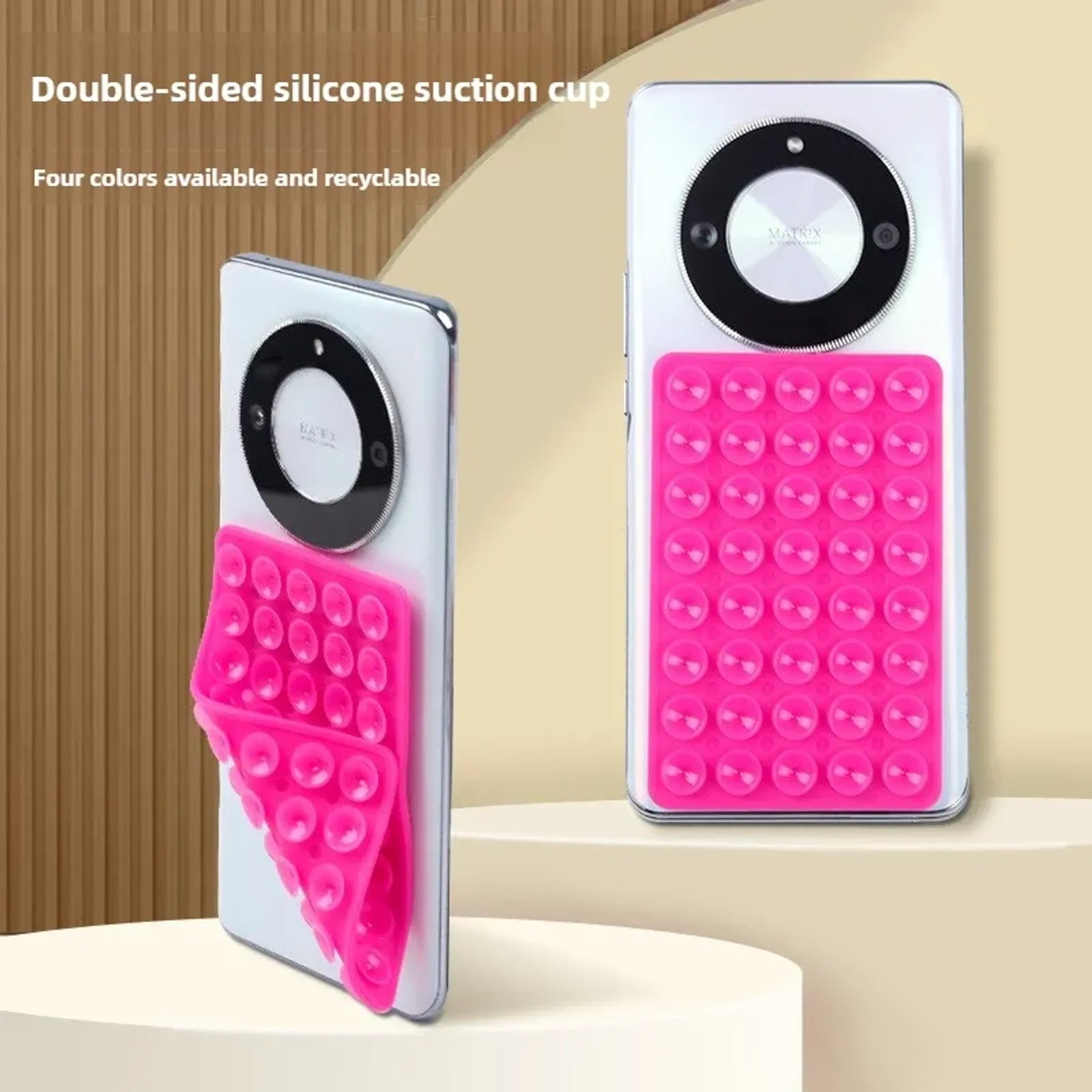Suction Cup Phone Mount Stand for iPhone and Android