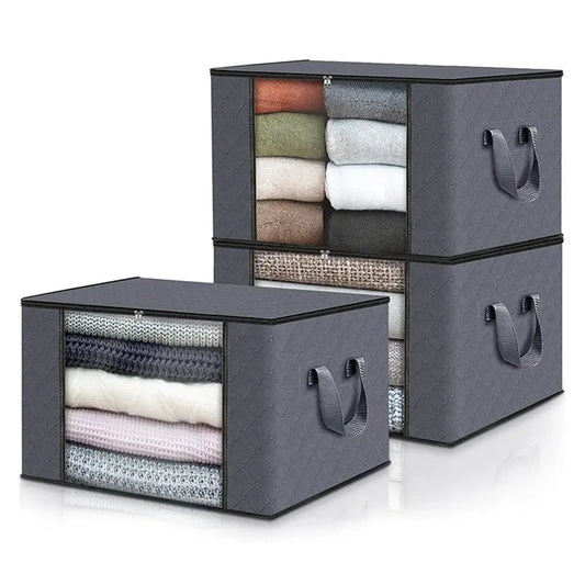 Foldable Large Capacity Storage Bags for Clothes & Blankets