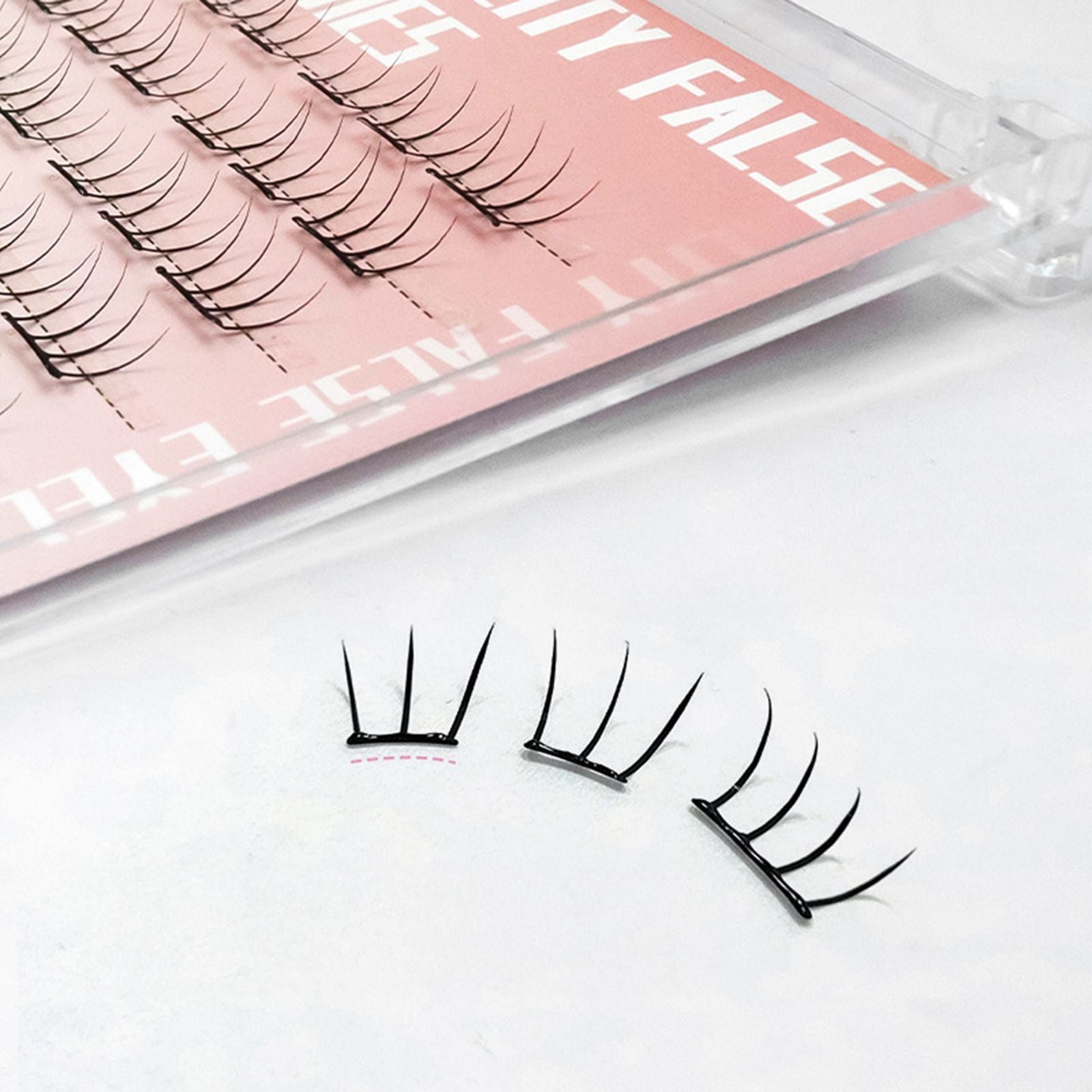 Natural Press-On Lash Clusters for Cosplay & Everyday Wear