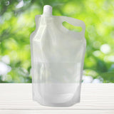 2L Portable Transparent Water Bag with Handle