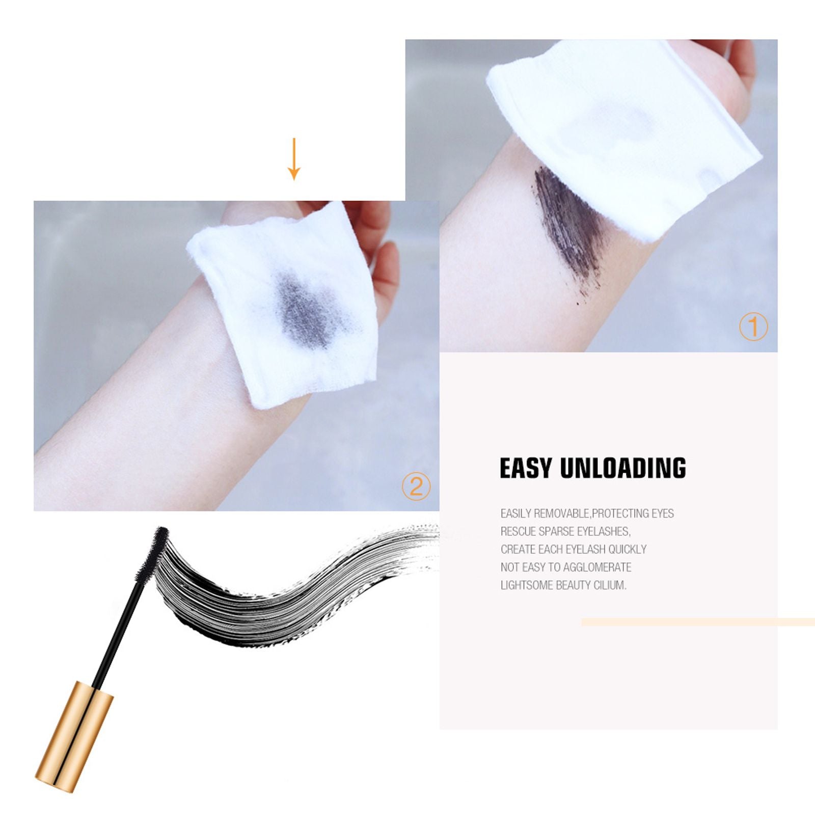 O.TWO.O 3D Lengthening Black Mascara