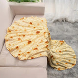 Soft and Warm Mexican Tortilla Print Flannel Blanket
