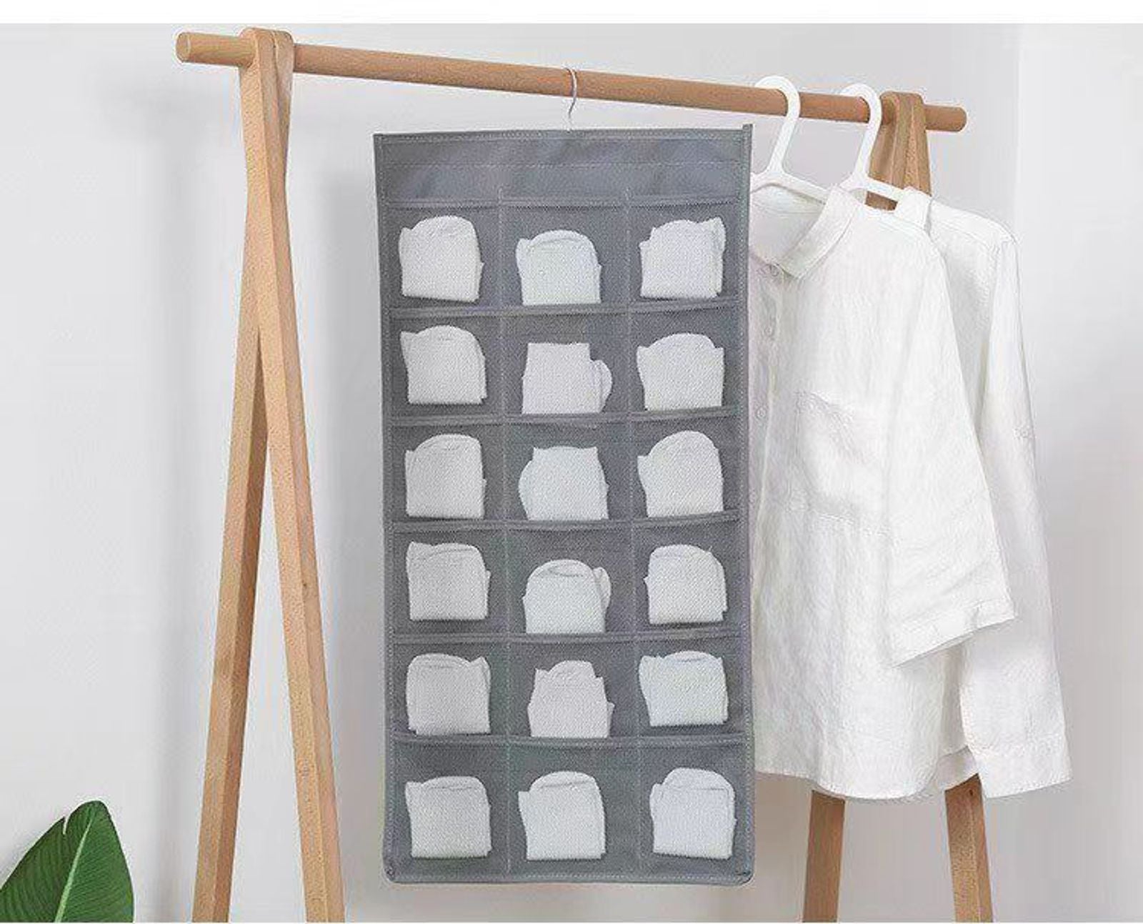 Double-Sided Hanging Bag for Underwear and Socks
