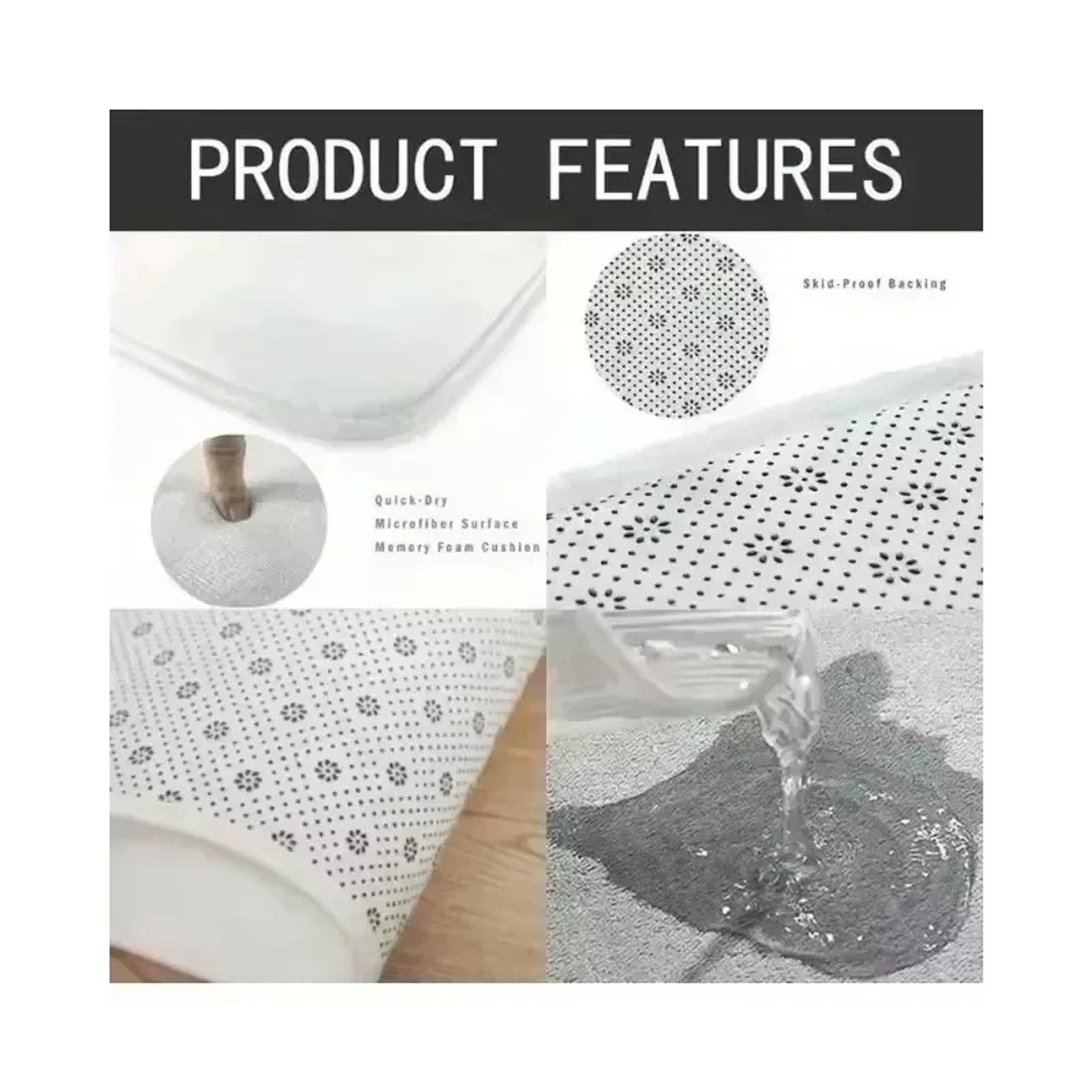 Soft Kitchen and Living Room Carpet Mat