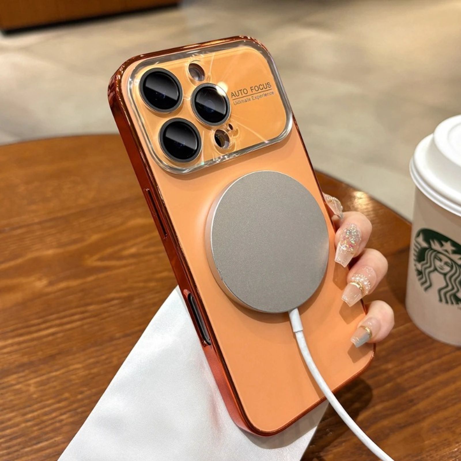 Luxury Laser Camera MagSafe Cover for iPhone 17/16/15/13