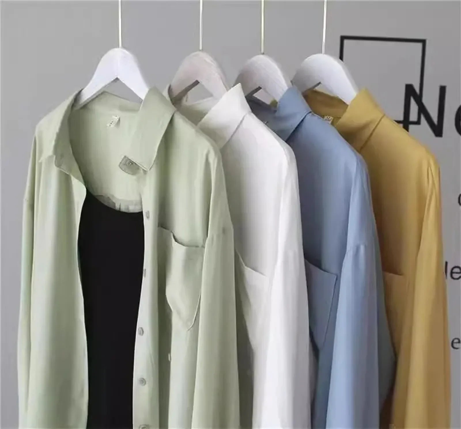 Sun Protection Loose Fit Thin Chiffon Women's Casual Shirt