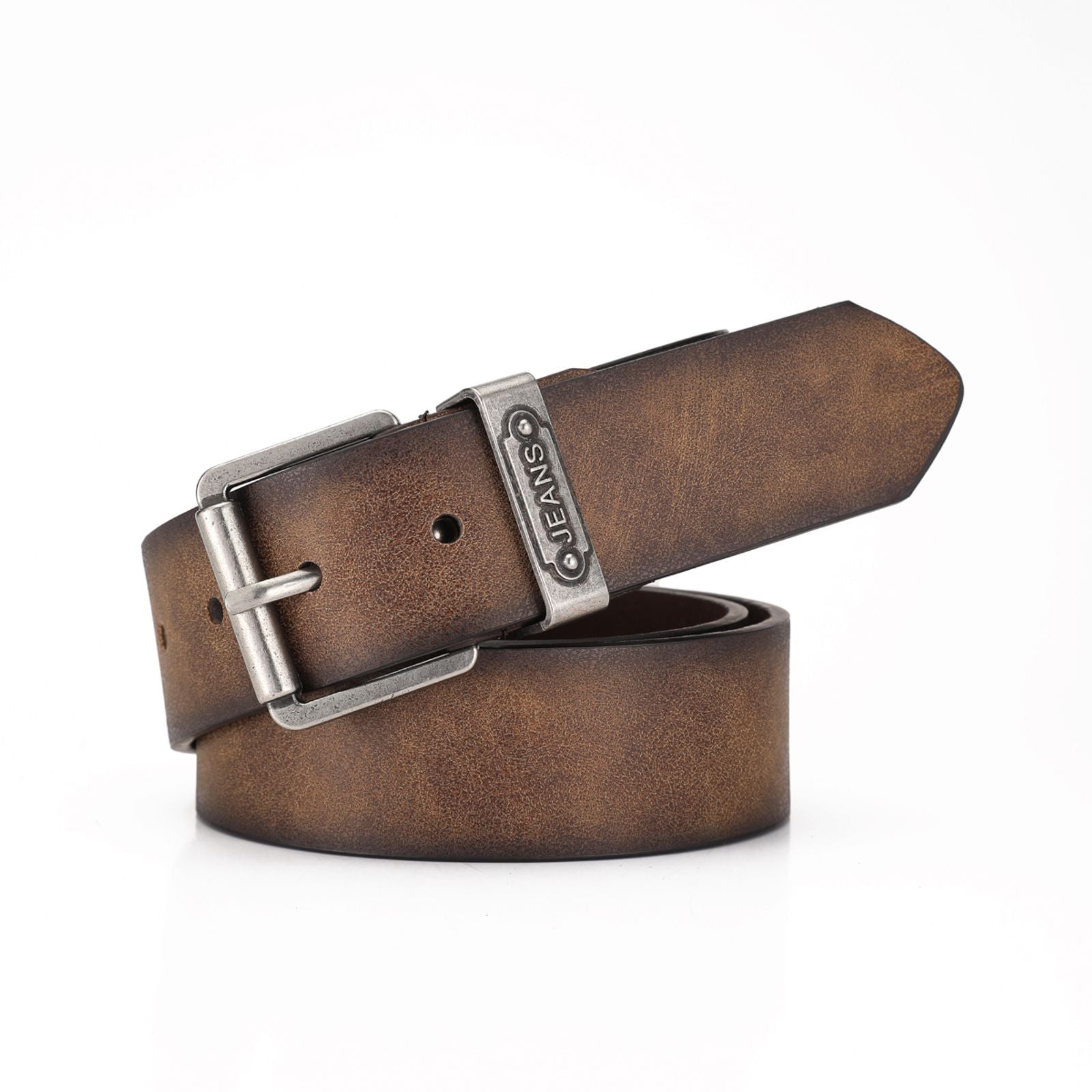 Western-Style PU Leather Belt for Men and Women