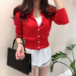 2025 Autumn Long Sleeve Knitted Cardigan for Women