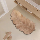 Leaves Green Plants Floor Mats for Bathroom and Home