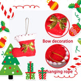 Christmas Socks Ornaments for Tree and Fireplace Decorations