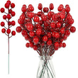 Artificial Red Berries Bouquets for Christmas Decorations