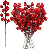 Artificial Red Berries Bouquets for Christmas Decorations
