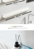 Self-Adhesive Bathroom Shelf Makeup Organizer Rack
