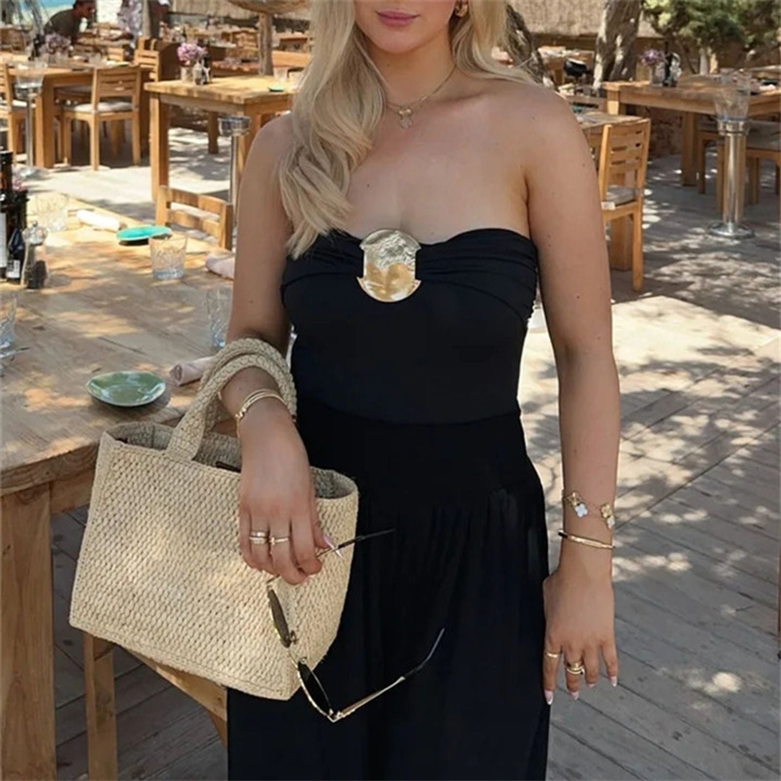 Extreme Off-Shoulder Bodysuit for Women