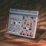 Transparent Dustproof Jewelry Storage Bag Rack