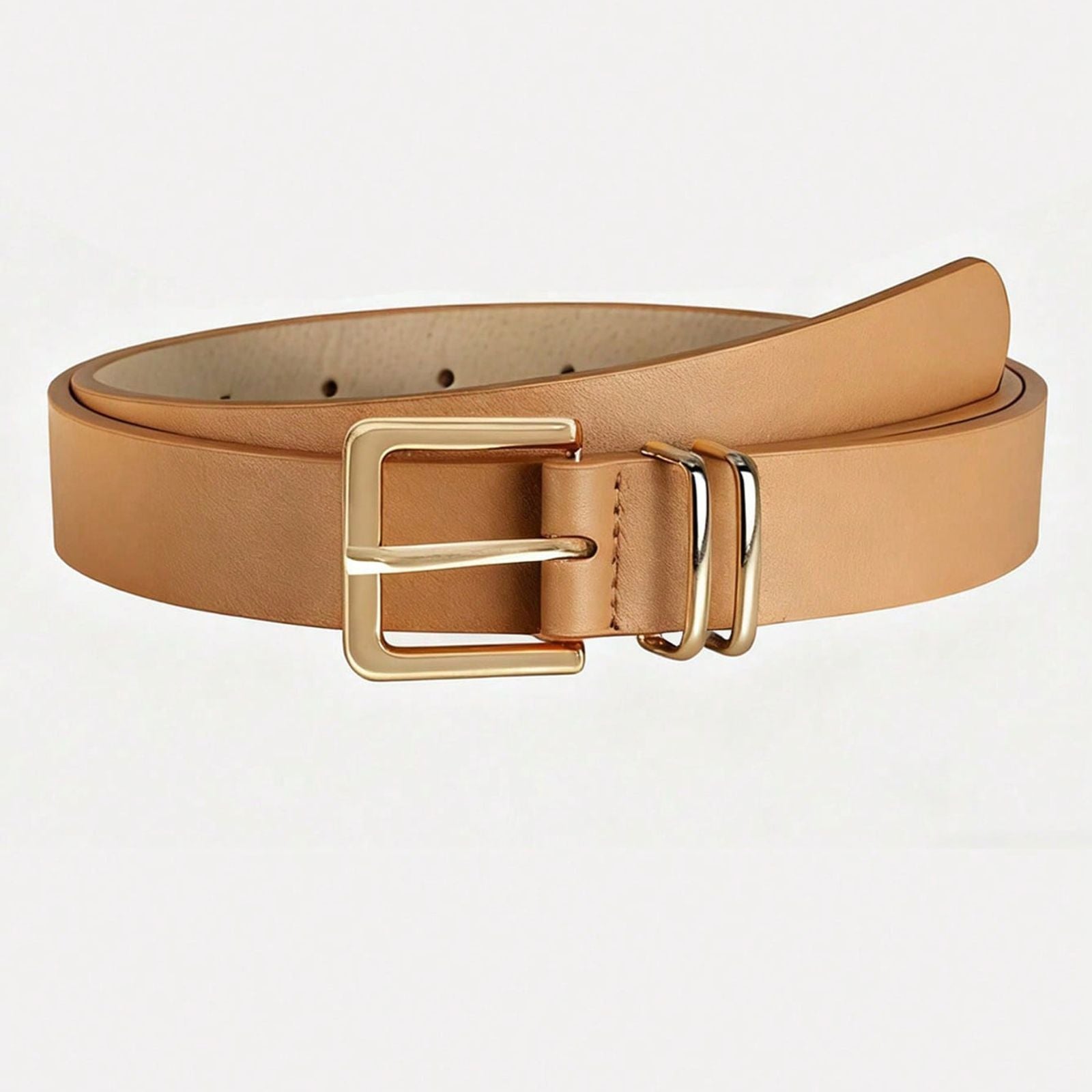 Women's Adjustable Faux Leather Pin Buckle Belt