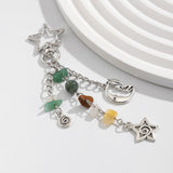 Exquisite Stars and Moon Pendant Keychain for Women