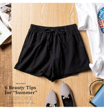 High Waisted Casual Linen Shorts for Women