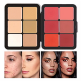 12-Color Matte Blush and Contour Makeup Palette
