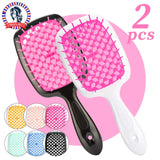 2pc Anti-Static Hair Comb Set for Styling and Scalp Massage
