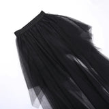 High-Waisted Irregular Skirt for Women - Gothic Style