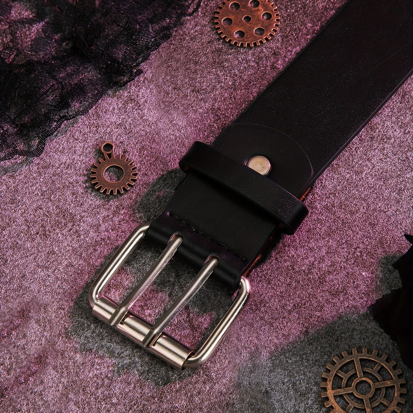 Women's Rivet Heavy Metal Y2K Punk Waist Belt