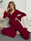 Warm Winter Pajama Set for Women