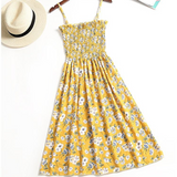 Summer Chiffon Sleeveless Mini Dress for Women