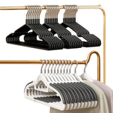 10pcs Durable No-Slip Metal Clothes Hangers