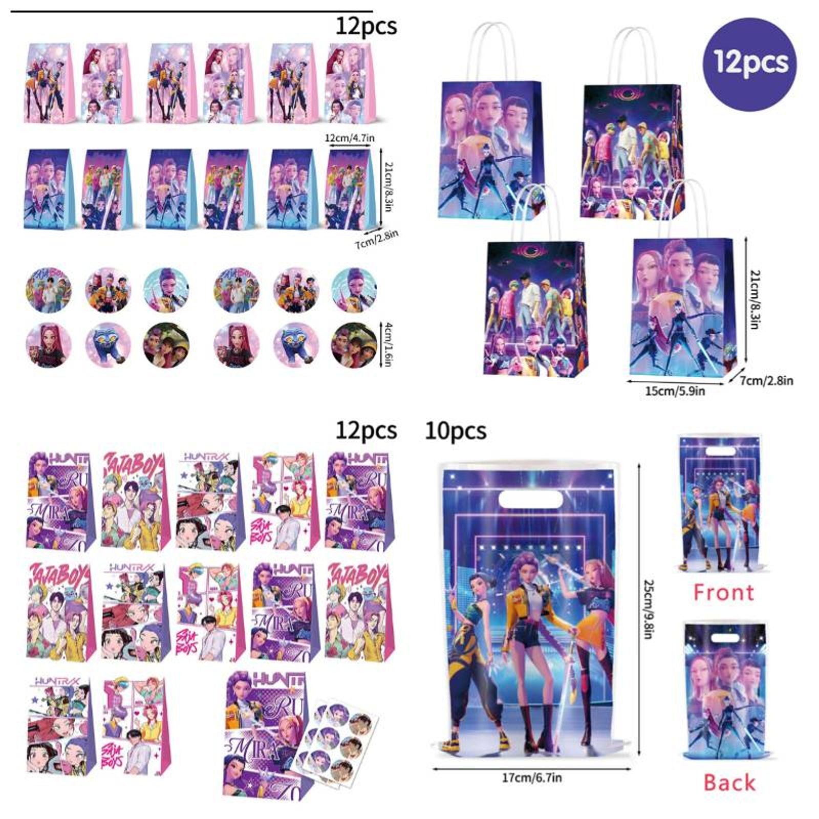 K-Pop Demon Hunter Birthday Party Supplies