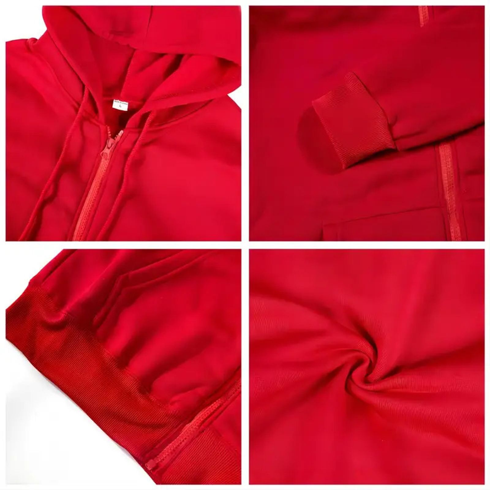 Men's and Women's Fleece Zip Up Hoodies