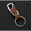 Trendy Leather Keychain - Unisex Metal Waist Key Ring