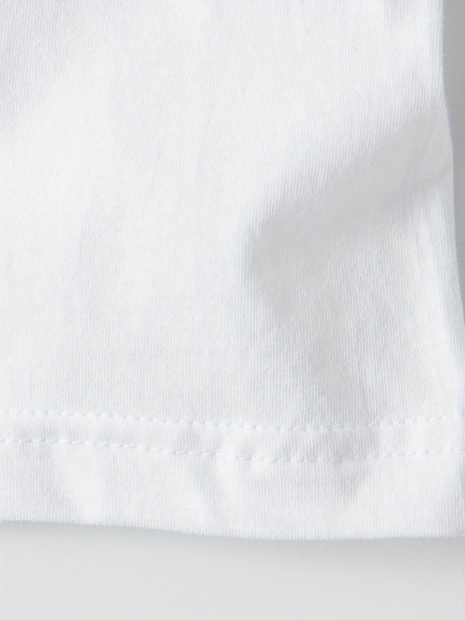 Short-Sleeved Eiffel Tower Printed Crew Neck T-Shirt