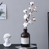 Naturally Cotton Floral Spray for Home Decor