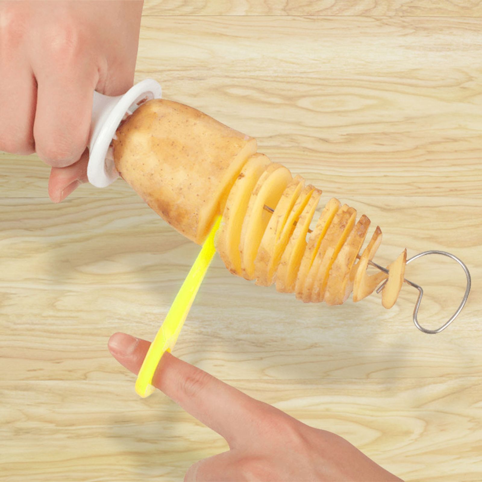 Spiral Potato Cutter with Stainless Steel Sticks